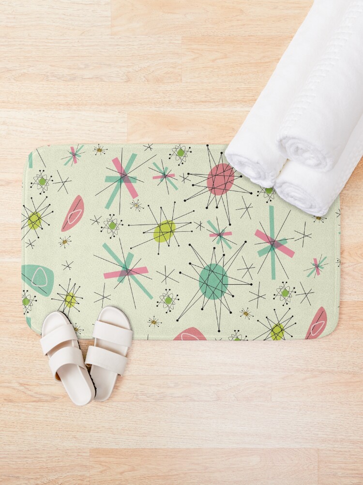 Alternate view of Atomic 50s Bath Mat