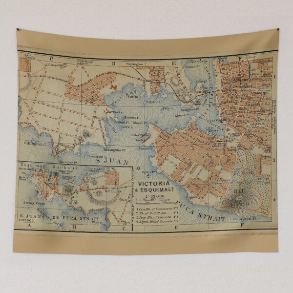 Item preview, Vintage Victoria British Columbia originally produced in (1907) designed and sold by BravuraMedia.