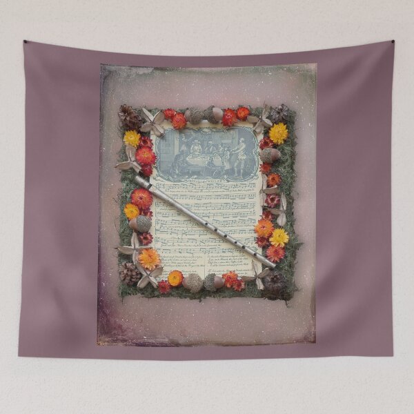 Item preview, Christmas Sheet Music With Flute designed and sold by Finding Fortuity.