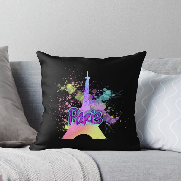 Item preview, Paris Eiffel Tower Rainbow Paint Splatter           designed and sold by Artification.
