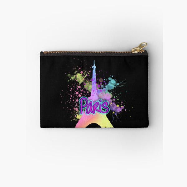 Item preview, Paris Eiffel Tower Rainbow Paint Splatter           designed and sold by Artification.