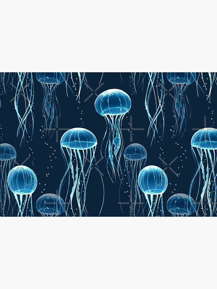 Glowing jellyfish by Gribanessa