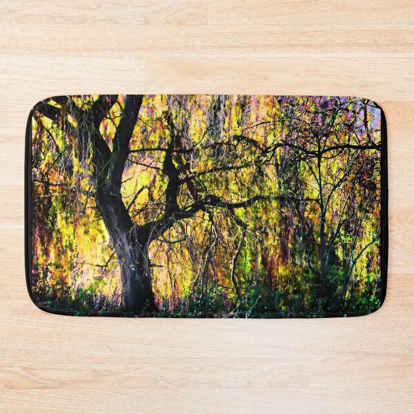 Item preview, #146 Willow Tree Along The Banks Of The River Soar At Kegworth Village Art Print designed and sold by phutball.
