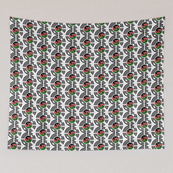 Item preview, Kenyan Korean Multinational Patriot Flag Series designed and sold by Carbon-Fibre Media.