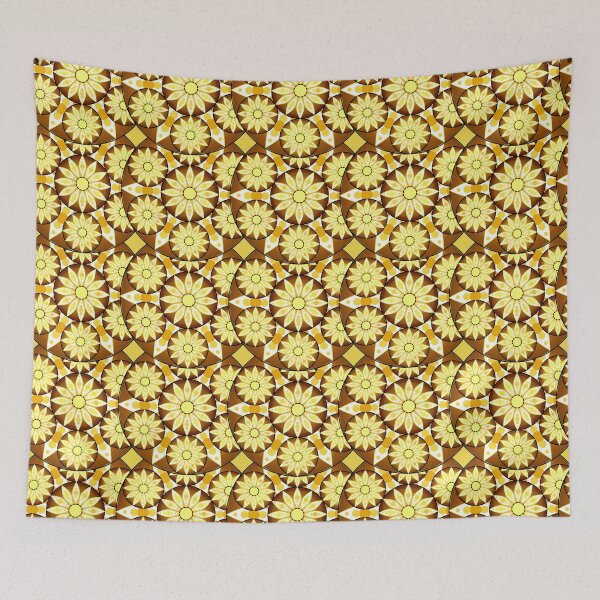 Item preview, Mandala pattern, brown and gold designed and sold by Marymarice.