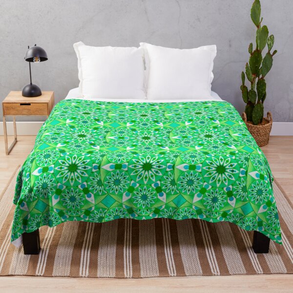 Item preview, Mandala pattern, Emerald green and turquoise designed and sold by Marymarice.