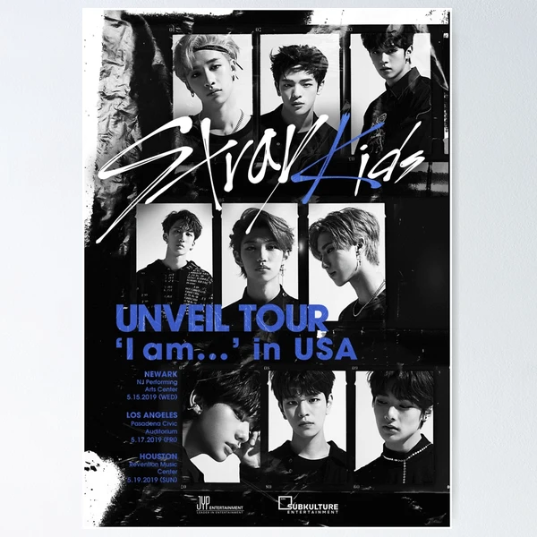 Stray Kids Unveil Tour USA | Poster