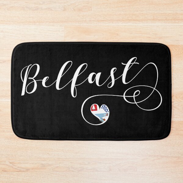 Item preview, Belfast Flag Heart, Northern Ireland designed and sold by Celticana.