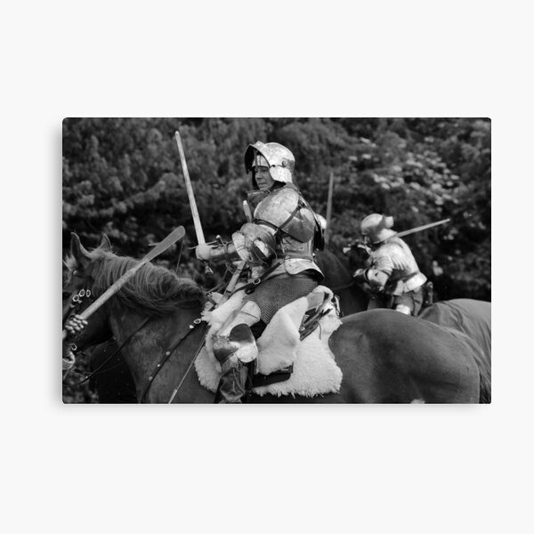 Mounted Combat Canvas Print