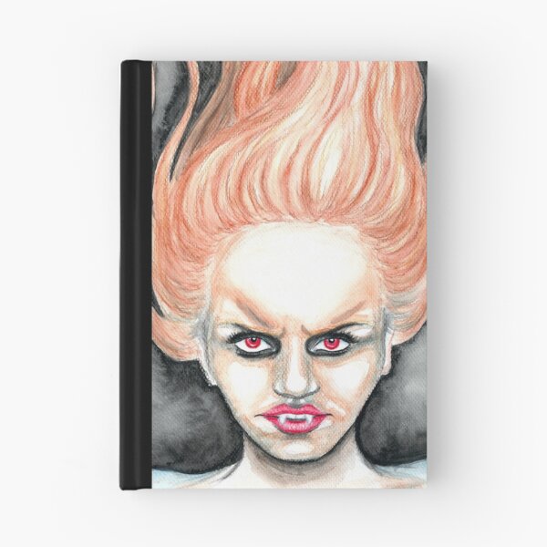 Item preview, Vampiress - Readhead Vampire Girl Halloween Art designed and sold by Ivy Lily Art.