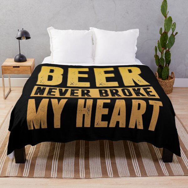Item preview, Cute drinking beer shirts "Beer never broke my heart" designed and sold by ETIndustries.