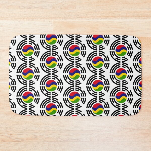 Item preview, Mauritian Korean Multinational Patriot Flag Series designed and sold by Carbon-Fibre Media.