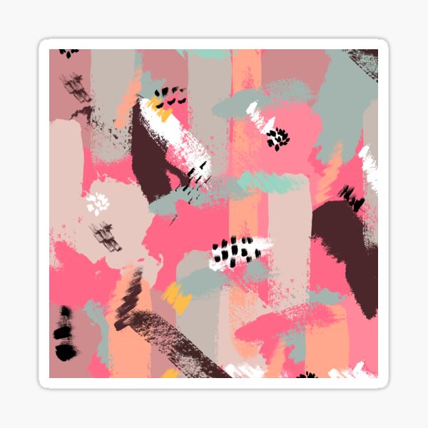 "Modern Art" Sticker for Sale by NoraMohammed Redbubble