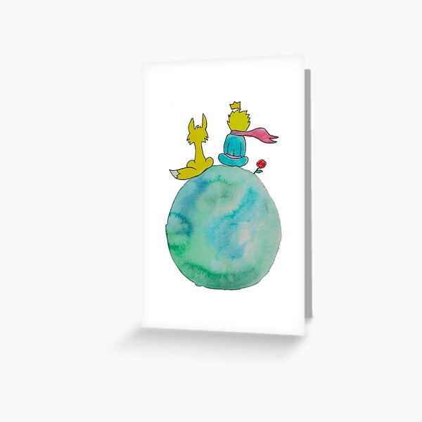 Der kleine Prinz Grußkarte