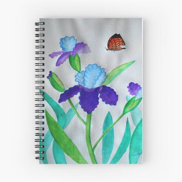 Artikelvorschau, Iris und Schmetterling entworfen und verkauft von BlueCanna.