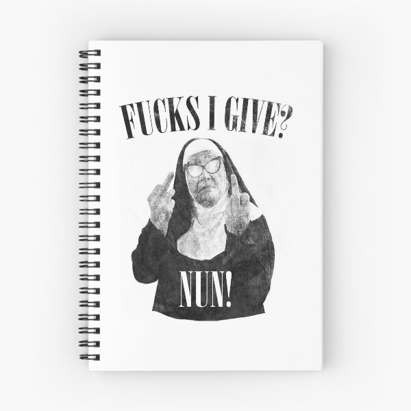 Item preview, Fuck I Give? Nun designed and sold by DirtyAngelFace Shop.