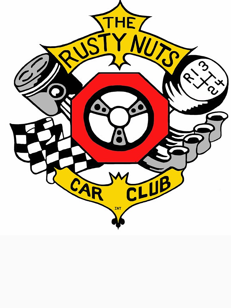Thumbnail 7 of 7, Classic T-Shirt, Rusty Nuts Car Club International designed and sold by ianrome.