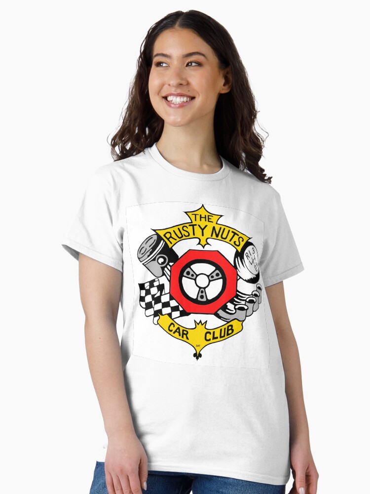 Thumbnail 1 of 7, Classic T-Shirt, Rusty Nuts Car Club International designed and sold by ianrome.