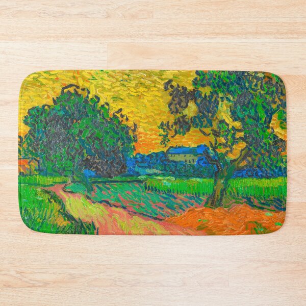 Item preview, Landscape at Twilight by Vincent Van Gogh (Digitally Enhanced)  designed and sold by Mr. Gattax.