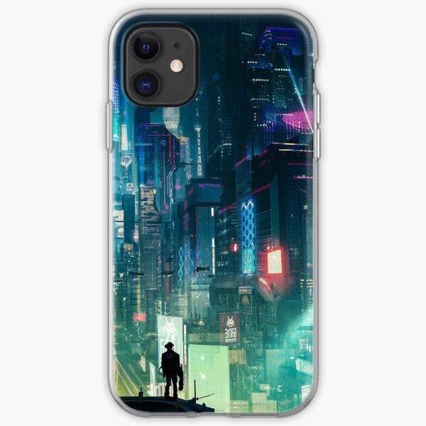 Mega City Nights Futuristic Tokyo iPhone Soft Case