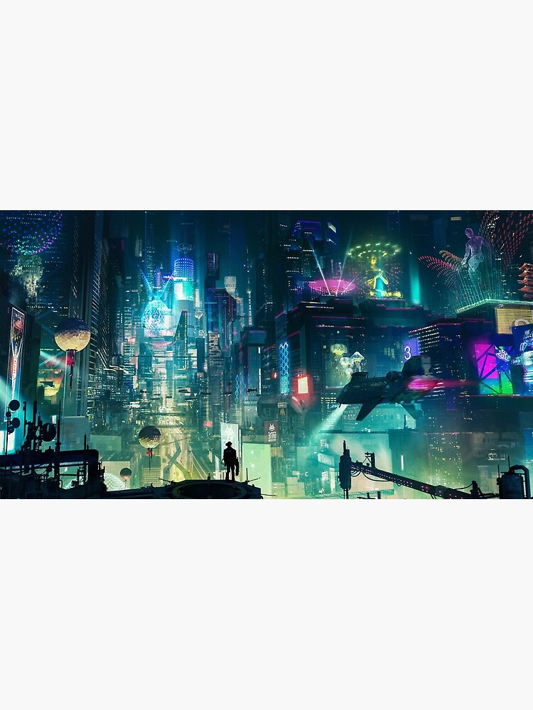 Mega City Nights Futuristic Tokyo by mia-scott