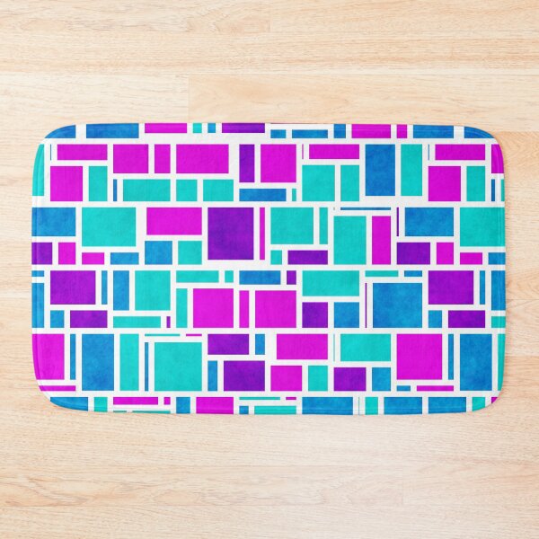 Item preview, Jewel Tone Mondrian Version 2 designed and sold by Kaleiope Studio.