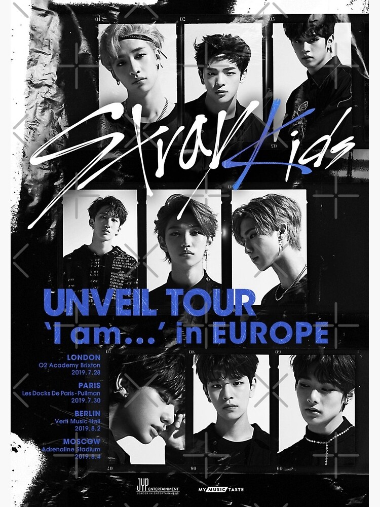 "Stray Kids Unveil Tour Europe" Poster by straykings Redbubble