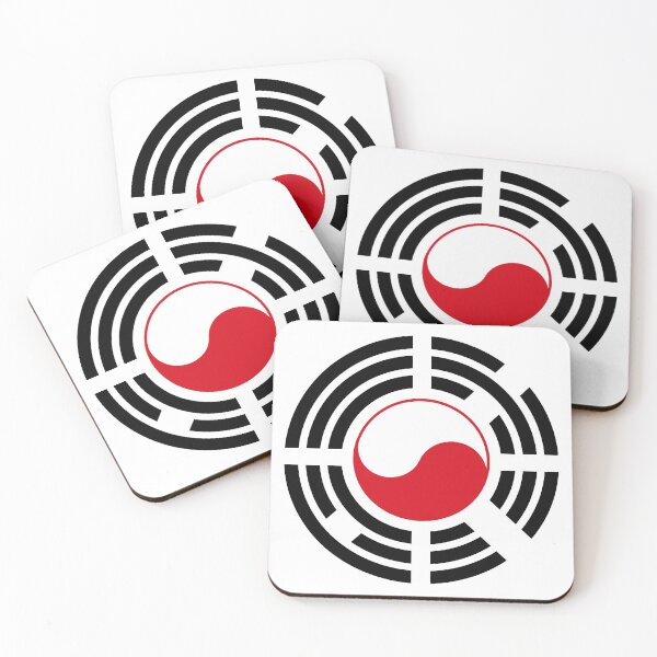 Item preview, Polish Korean Multinational Patriot Flag Series designed and sold by Carbon-Fibre Media.