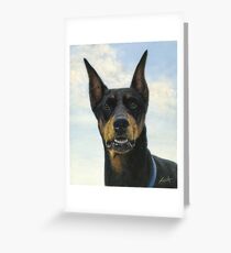 Doberman Pinscher Greeting Card