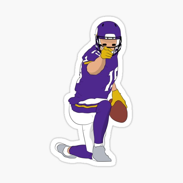 : iconic pics Adam Thielen Print Signed Mounted Photo