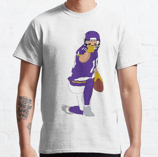 Minnesota Vikings Mens Shirt Large Purple White Stefon Diggs