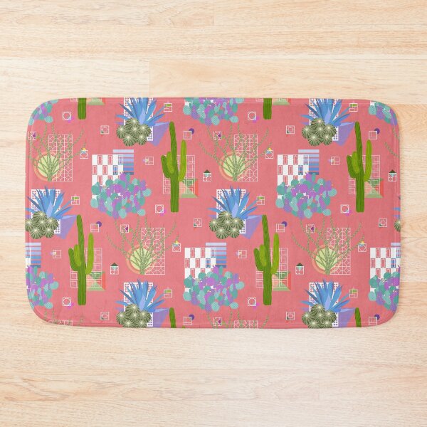 Item preview, Mid Century Modern - Modernism Desert Cactus Landscape Sunset Pink designed and sold by WickedRefined - Nicole Demereckis.