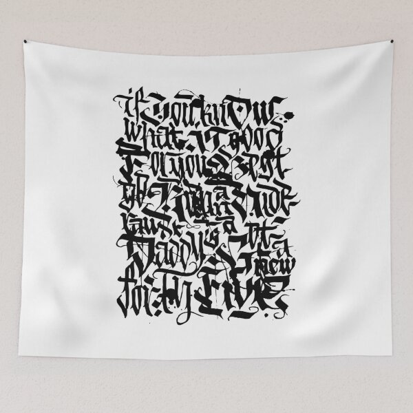 Item preview, Calligraphy designed and sold by THVM theBRICK.