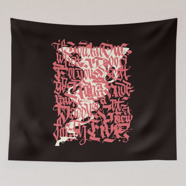 Item preview, Smoking Barrel Calligraphy designed and sold by THVM theBRICK.