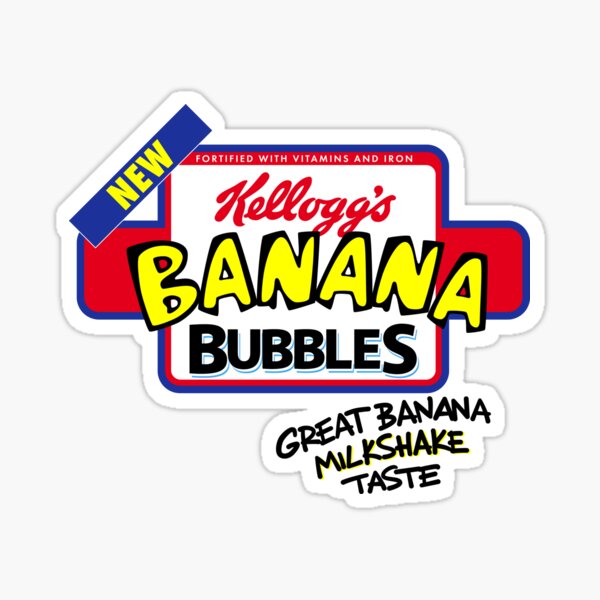 NDVH Banana Bubbles Sticker