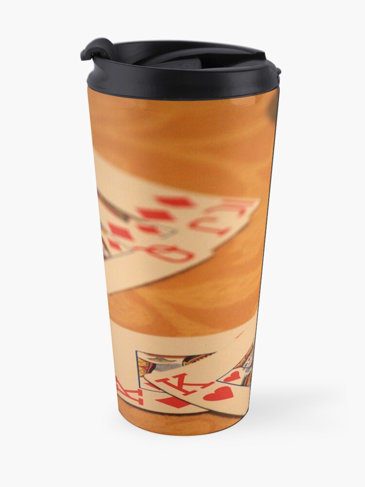 Alternate view of Cards and Chips Travel Coffee Mug