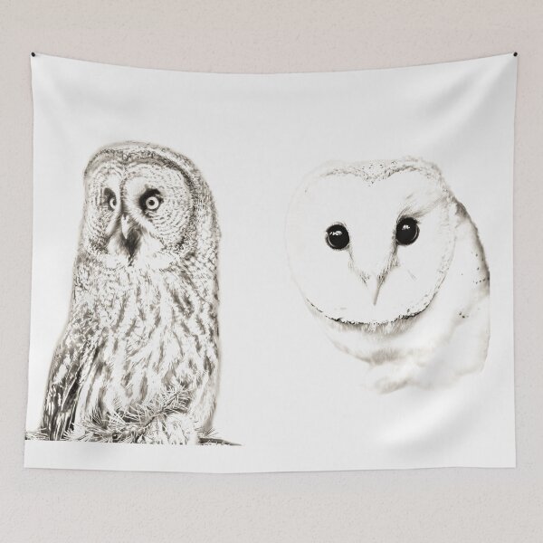 Item preview, Barn Owl and Great Grey owl designed and sold by Dalyndigital Photography.