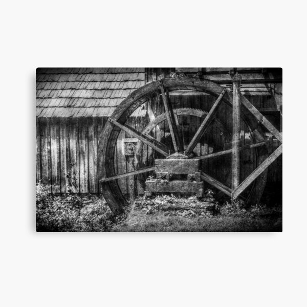 Mabry's Water Wheel Canvas Print
