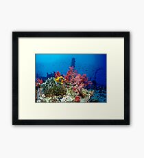 Big small world Framed Print