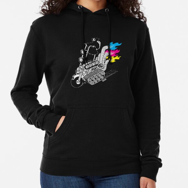 Grim Hellraiser Rides Again Lightweight Hoodie