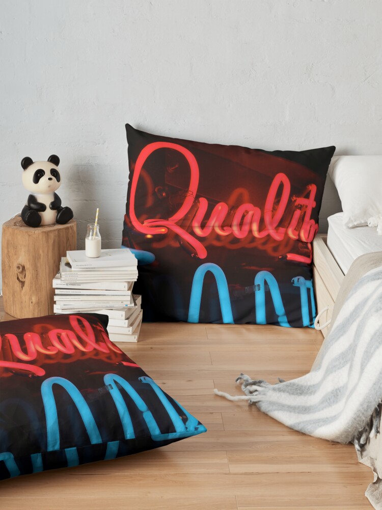 Alternate view of Quality in Neon Floor Pillow