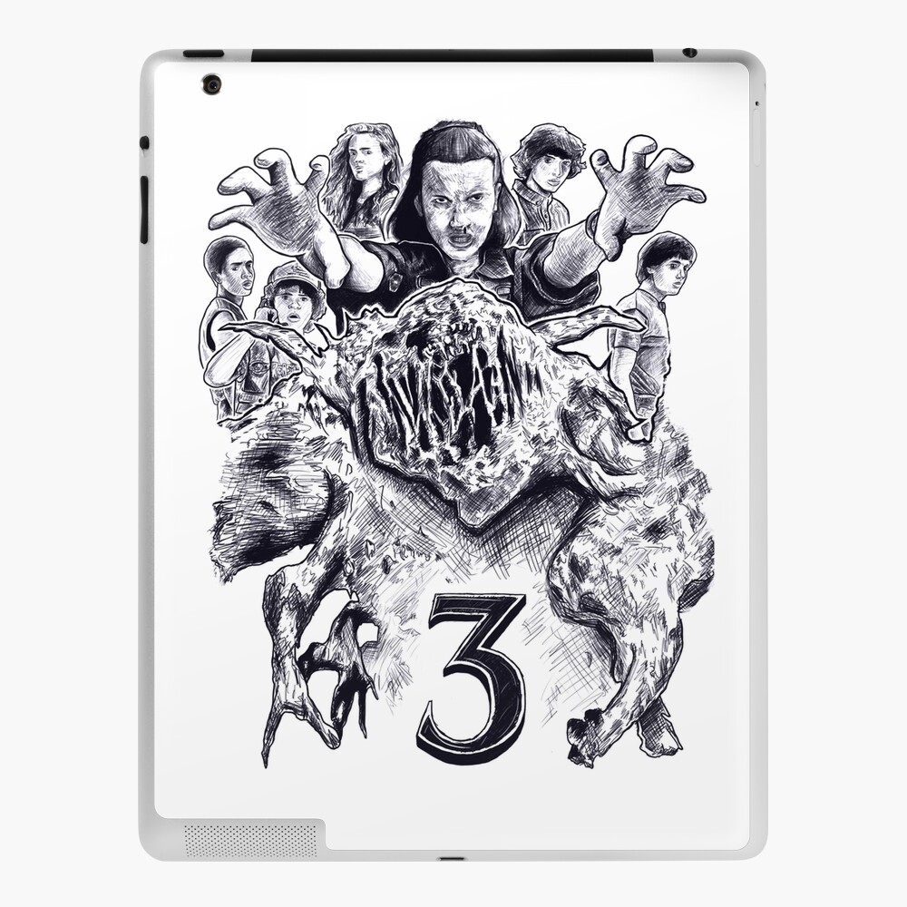 Stranger Things Season 3 Art iPad Case & Skin for Sale by Savion Levasseur