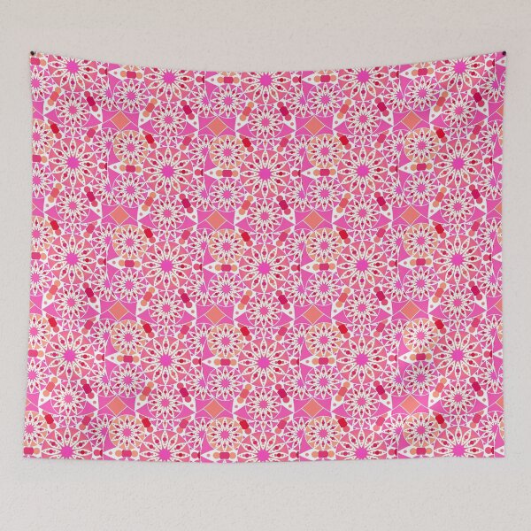 Item preview, Mandala pattern, pink and coral designed and sold by Marymarice.