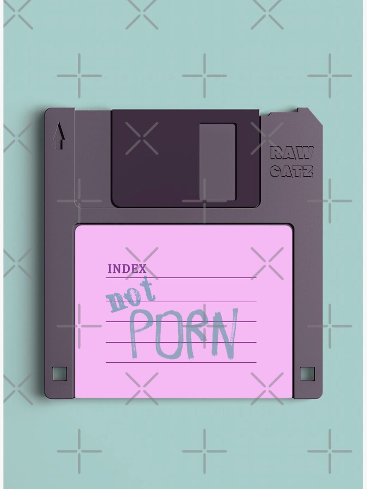 Not Porn Floppy Disk Raw Catz Sticker For Sale By Rawcatz Redbubble 8336