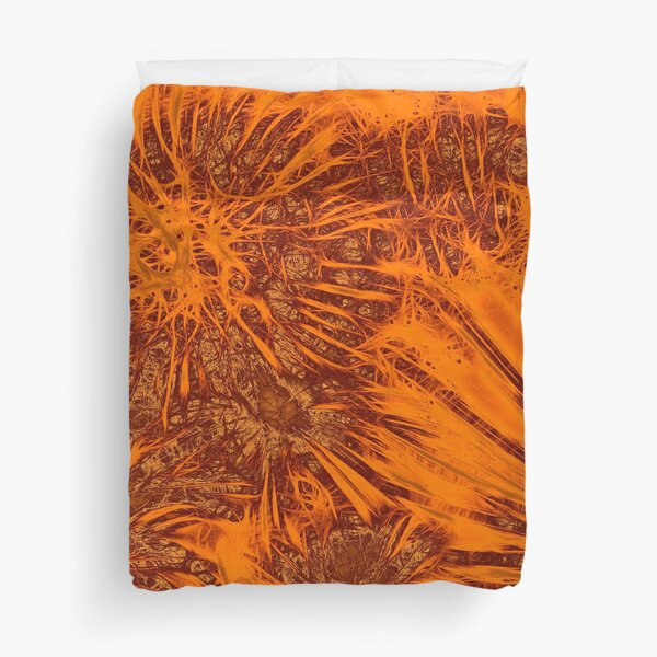 Orange Glo Duvet Cover