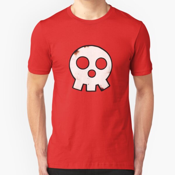 Fire Force Anime - En'en no Shōbōtai - Skull Logo Slim Fit T-Shirt