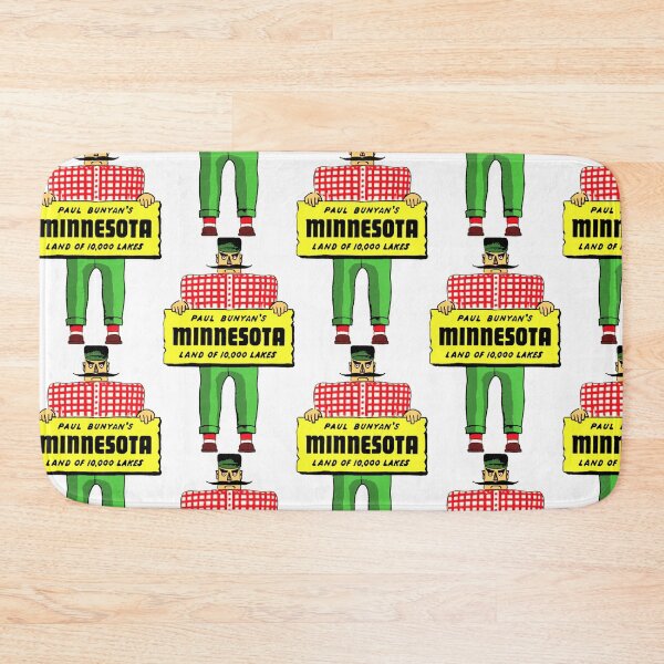 Item preview, Minnesota Paul Bunyan Vintage Travel Decal designed and sold by hilda74.