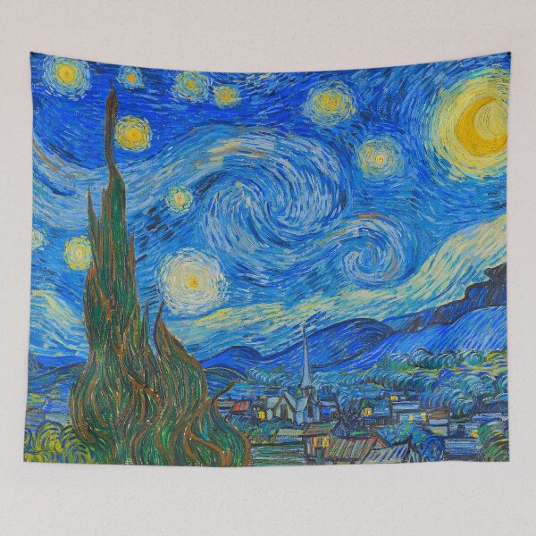 Item preview, The Starry Night by Vincent Van Gogh (Digitally Enhanced)  designed and sold by Mr. Gattax.