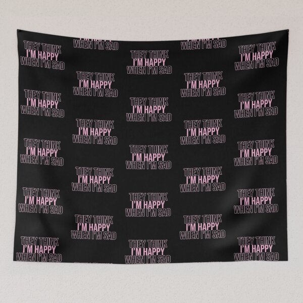 Item preview, They think I'm happy designed and sold by PaulaPatata.