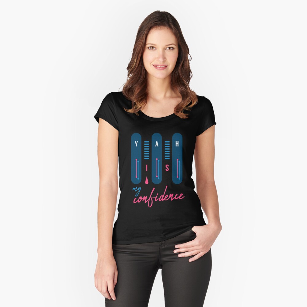 Item preview, Fitted Scoop T-Shirt designed and sold by creativequeen.
